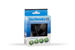 Fastfender 25 Black - packing unit for boat fender hangers