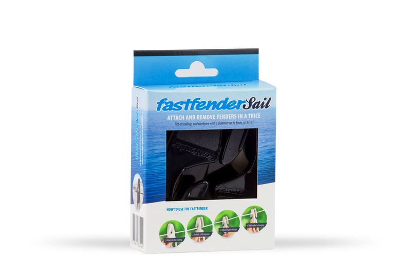 Fastfender Sail Black - packing unit for boat fender hangers